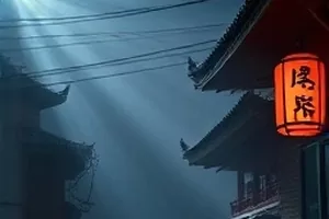 《雨天不打烊》封面，雨夜便利店透出的暖黄灯光